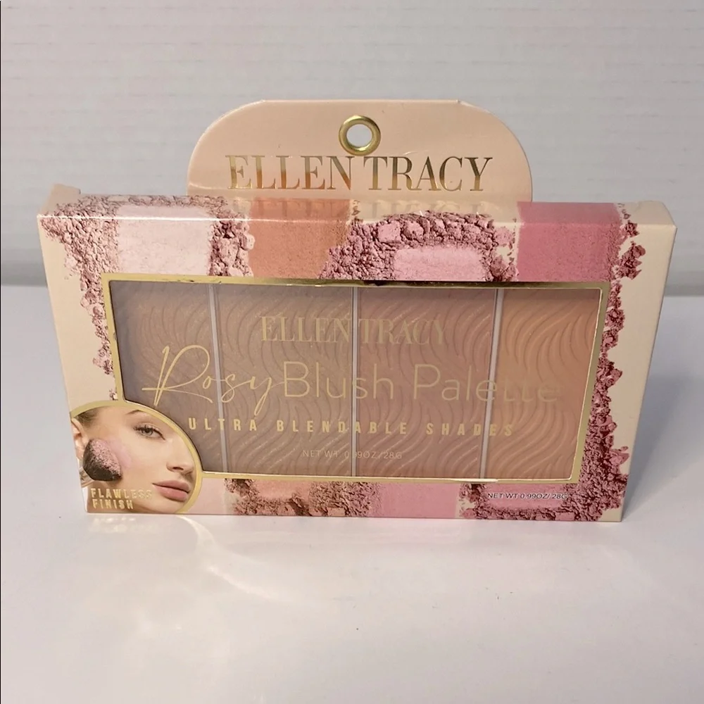 Ellen Tracy Rosy Blush Palette – 4 Ultra Blendable Shades